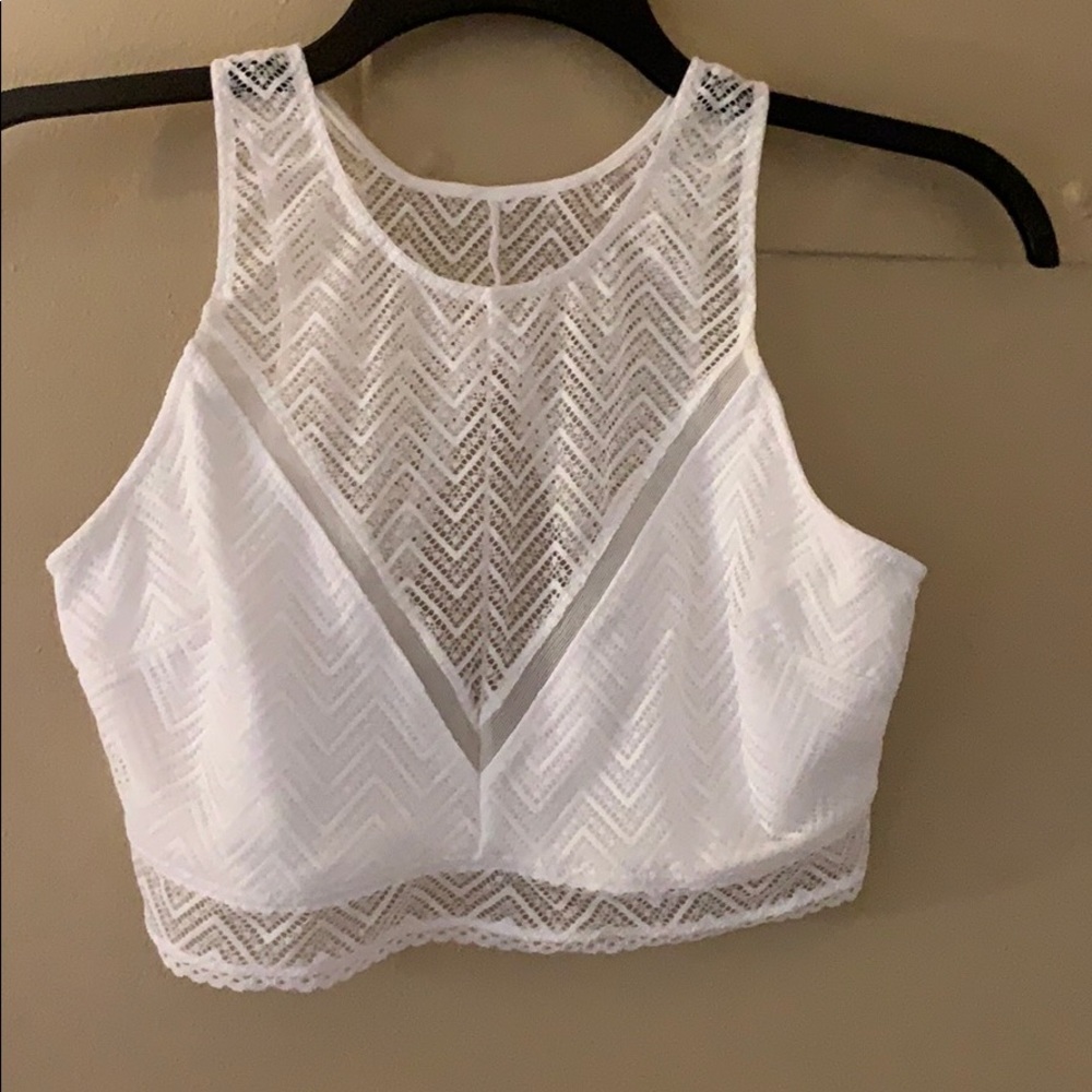 White bralette